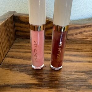 LAURA GELLER ITALIAN MARBLE GLOSSY LIP TINTS DUO 0.12 OZ  SOFT PINKS